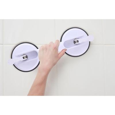 Vivamore handgreep met zuignappen 33x12.5x7.5 cm wit