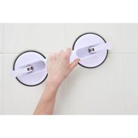 Vivamore handgreep met zuignappen 33x12.5x7.5 cm wit