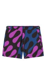 PUCCI short de bain à imprimé abstrait - Violet