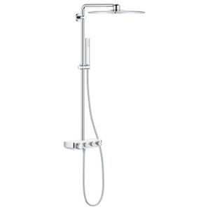 GROHE Euphoria smartcontrol Regendoucheset Opbouw- hoofddouche vierkant 31cm - handdouche staaf - moon white 26508LS0