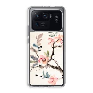 Japanse bloemen: Xiaomi Mi 11 Ultra Transparant Hoesje