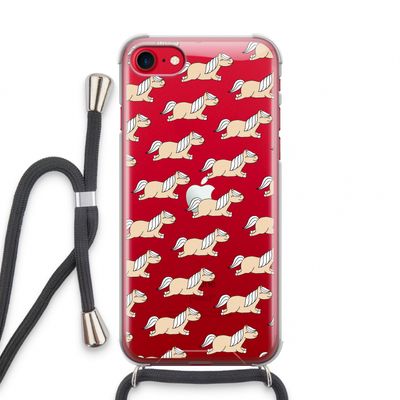 Ponys: iPhone SE 2020 Transparant Hoesje met koord
