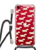 Ponys: iPhone SE 2020 Transparant Hoesje met koord