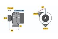 Bosch Alternator/Dynamo 0 123 310 010 - thumbnail