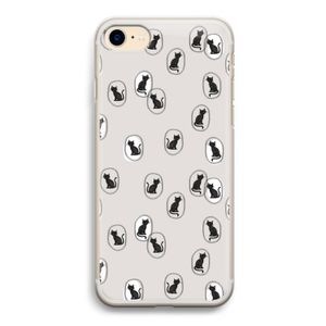 Miauw: iPhone 7 Transparant Hoesje