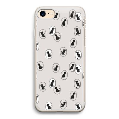 Miauw: iPhone 7 Transparant Hoesje