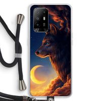 Night Guardian: Oppo A95 5G Transparant Hoesje met koord