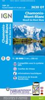 Wandelkaart - Topografische kaart 3630OT Chamonix-Mont-Blanc | IGN - Institut Géographique National - thumbnail
