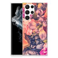 Samsung Galaxy S22 Ultra TPU Case Bosje Bloemen - thumbnail