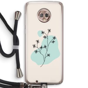 Love your petals: Motorola Moto G6 Transparant Hoesje met koord