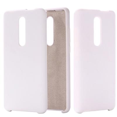 Effen kleur Liquid silicone dropproof beschermende case voor Xiaomi Redmi K20/K20 Pro/mi 9T/mi 9T Pro (wit)