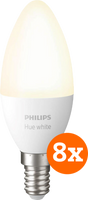 Philips Hue White E14 8-Pack - thumbnail