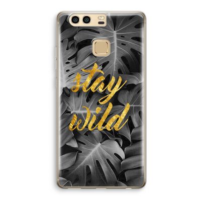Stay wild: Huawei P9 Transparant Hoesje