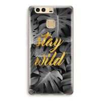 Stay wild: Huawei P9 Transparant Hoesje