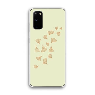 Falling Leaves: Samsung Galaxy S20 Transparant Hoesje