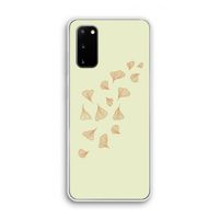 Falling Leaves: Samsung Galaxy S20 Transparant Hoesje