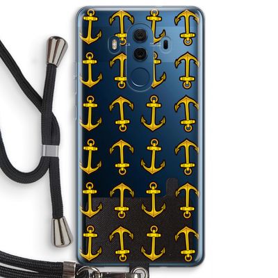 Musketon Anchor: Huawei Mate 10 Pro Transparant Hoesje met koord