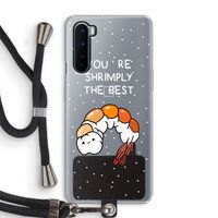 You're Shrimply The Best: OnePlus Nord Transparant Hoesje met koord