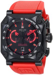 Horlogeband Zodiac ZO8534 Rubber Rood