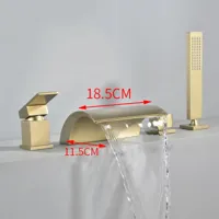 4-delige watervalkraanset