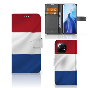 Xiaomi Mi 11 Bookstyle Case Nederlandse Vlag