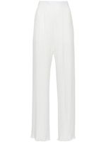 Lanvin pantalon droit à design plissé - Blanc - thumbnail