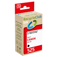 RecycleClub Cartridge compatible met Canon PGI-525 Zwart - thumbnail