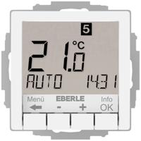 Eberle 527810455504 UTE 4800-R-RAL9010-G-55 Kamerthermostaat Inbouw (in muur) Dagprogramma, Weekprogramma Verwarmen/koelen 1 stuk(s)