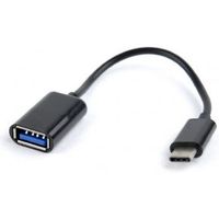 Gembird AB-OTG-CMAF2-01 kabeladapter/verloopstukje USB Type-C USB Type-A Zwart