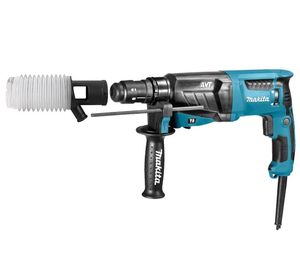 Makita HR2631FTJ combihamer verwisselbare boorkop met stofafzuigset - HR2631FTJ