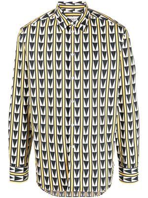 Lanvin chemise boutonnée à motif imprimé - Jaune
