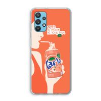 Peach please!: Samsung Galaxy A32 4G Transparant Hoesje