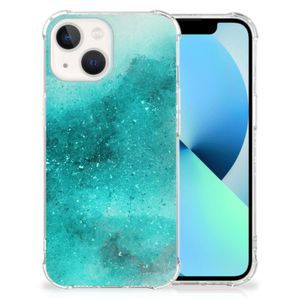 Back Cover iPhone 13 Painting Blue