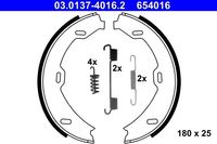 Remschoenset, parkeerrem 03013740162