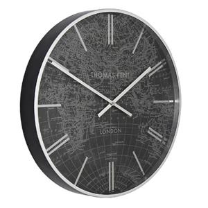 Klok World traveller zwart/goud L