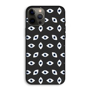 Eyes pattern: iPhone 12 Pro Max Biologisch afbreekbaar hoesje
