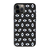 Eyes pattern: iPhone 12 Pro Max Biologisch afbreekbaar hoesje