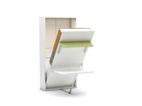 Eenpersoons opklapbed met bureau - Happy - Verde