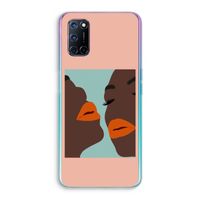 Orange lips: Oppo A92 Transparant Hoesje