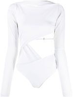 Jacquemus body Carozzu à coupe stretch - Blanc - thumbnail