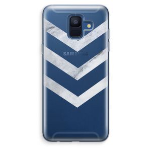 Marmeren pijlen: Samsung Galaxy A6 (2018) Transparant Hoesje