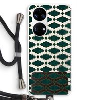 Moroccan tiles: Huawei P50 Transparant Hoesje met koord