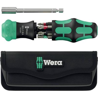 Wera Kraftform Kompakt 28 RA mit Tasche Bitschroevendraaier 1/4