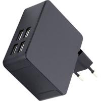 HN Power HNP36-4USB USB-oplader 36 W Thuis Uitgangsstroom (max.) 7200 mA Aantal uitgangen: 4 x USB 2.0 bus A