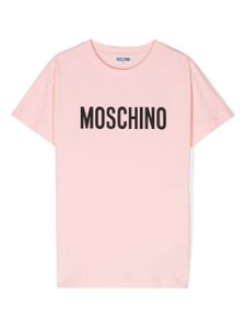 Moschino Kids t-shirt à logo imprimé - Rose