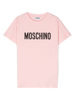 Moschino Kids t-shirt à logo imprimé - Rose