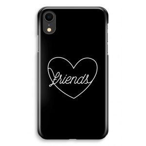 Friends heart black: iPhone XR Volledig Geprint Hoesje