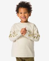 HEMA Kinder T-shirt blokken donkergrijs (donkergrijs)