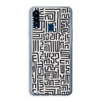 Moroccan Print: Samsung Galaxy A20s Transparant Hoesje