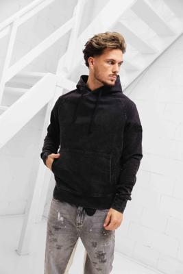 Cruyff Non Denim Hoodie Heren Zwart - Maat M - Kleur: Zwart | Soccerfanshop
